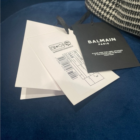 Balmain Houndstooth Hat - Picture 3 of 4